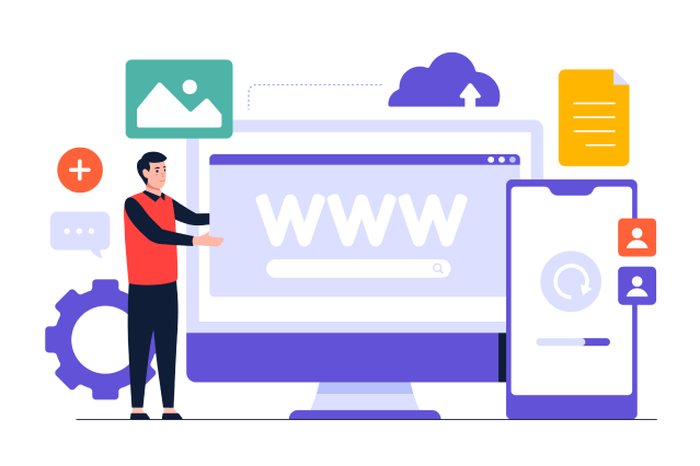 imgage to display web solutions